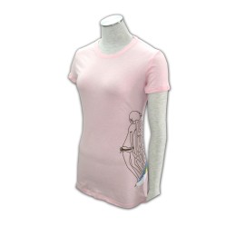 T203  印製女裝T恤 團體訂購班衫 t-shirt專門店     淺粉色  合身 t  T203  印製女裝T恤 團體訂購班衫 t-shirt專門店     淺粉色  合身 t